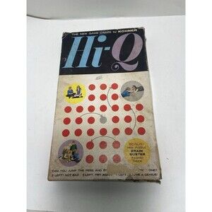 Kohner Bros Hi Q Vintage Peg Game Incomplete For parts Brain Buster As shown